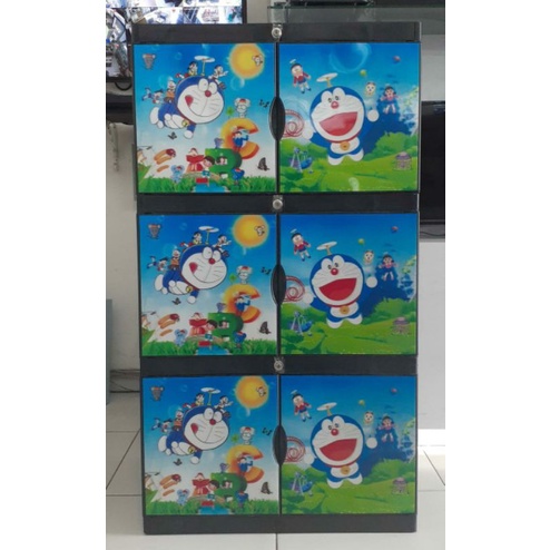 Lemari Plastik Karakter 3D 3 Susun