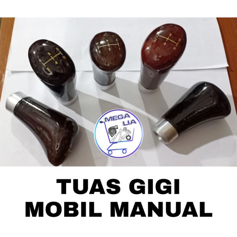Tuas Gigi Mobil manual variasi kayu / knob gigi manual/ persneling gigi/ shift knob mobil