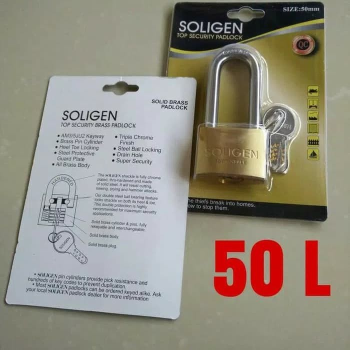 Gembok Soligen Kuningan 50 L