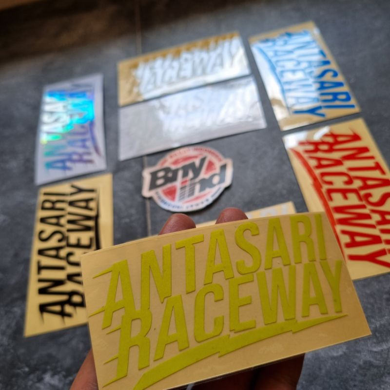 STICKER STIKER ANTASARI RACEWAY CUTTING