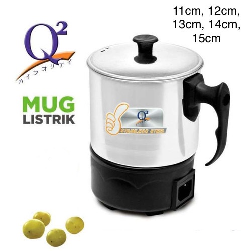 MUG ELEKTRIK / MUG LISTRIK / PEMANAS AIR / PEMANAS MAKANAN Q2 8011 8012 8013 8014 8015