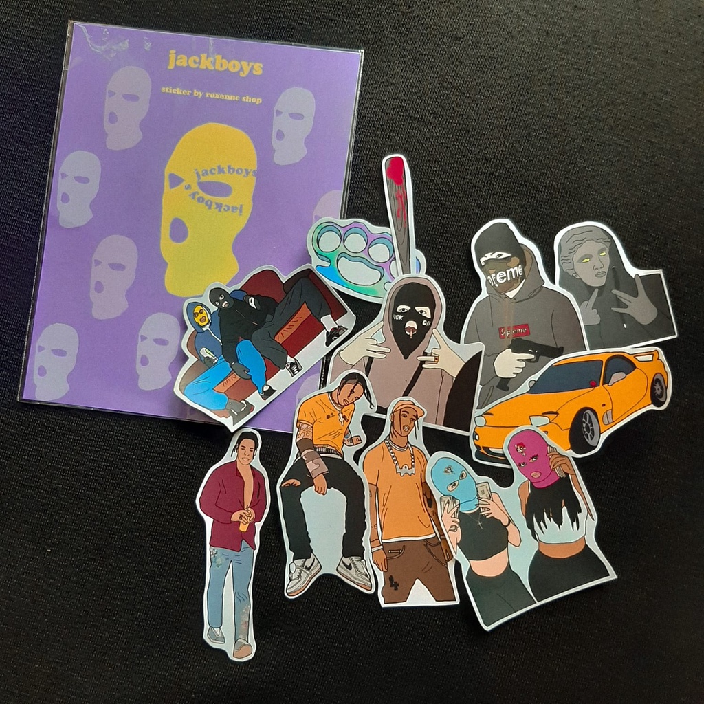 

AESTHETIC STICKER UNTUK HP / STICKER LAPTOP / STIKER JURNAL / STIKER DECO (Code: jackboys a)