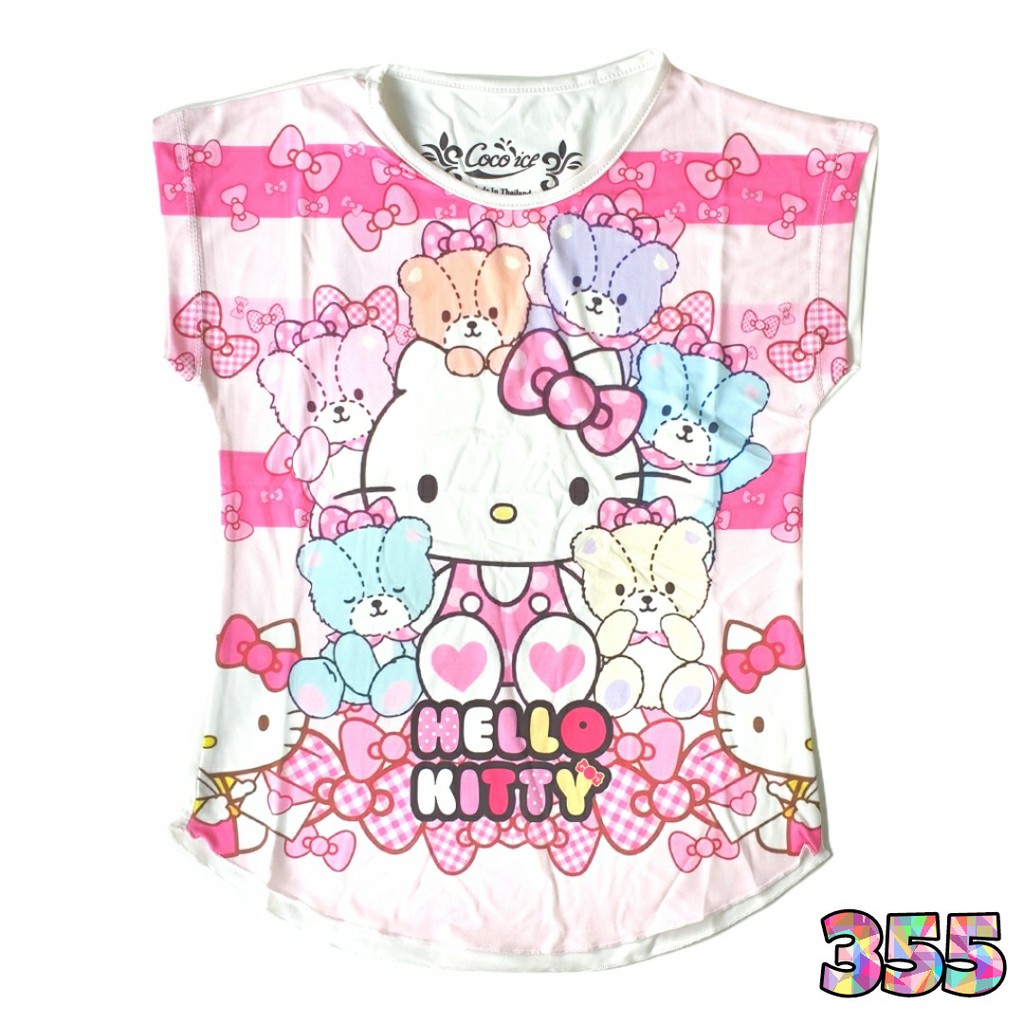 Kaos Anak Perempuan Coco Ice Hello Kitty