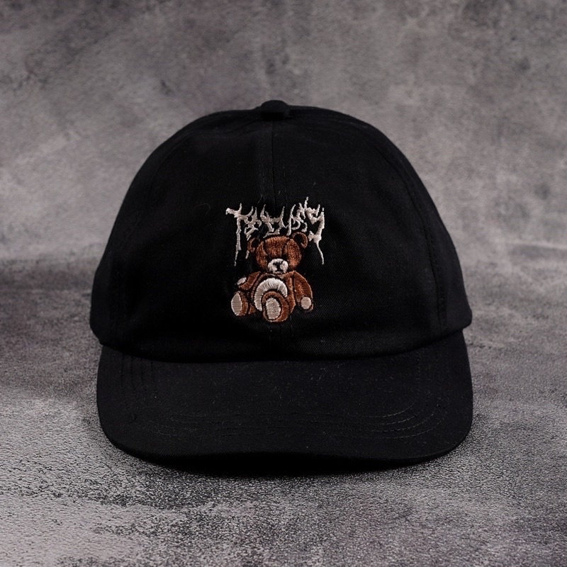 Topi Teddy Bear distro - Topi Casual Caps Distro - Topi Pria [COD]