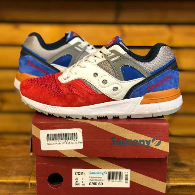 Saucony Grid SD Red White Blue