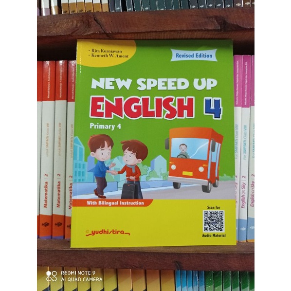 New Buku SD New Speed Up English Kelas 4 Bilingual Yudhistira