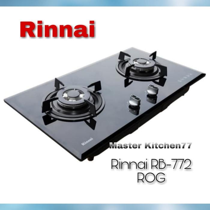 kompor 2 tungku tanam / rinnai rb 772 rog