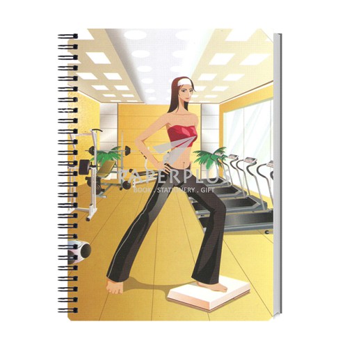 

Spiral Notebook A5 Chicklit Gadis Aerobik