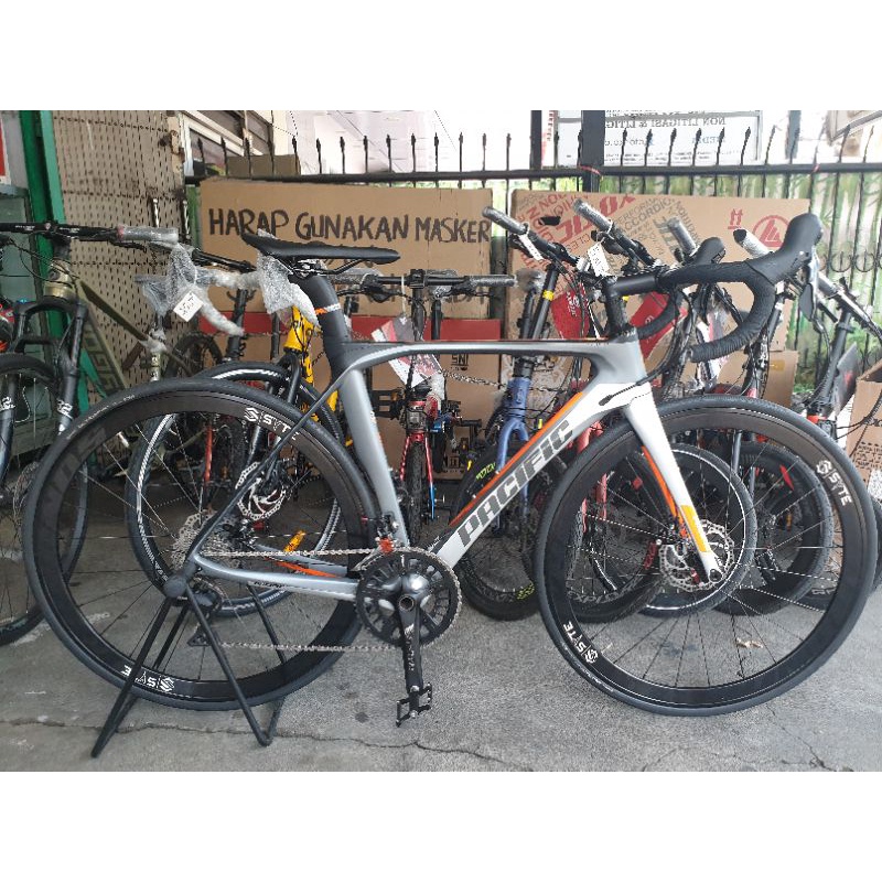 Sepeda Balap Pacific Whizz Size 50 Carbon Road Bike