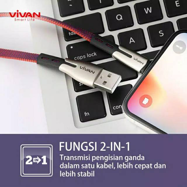 Vivan BTK-L Kabel Data Lightning 100cm