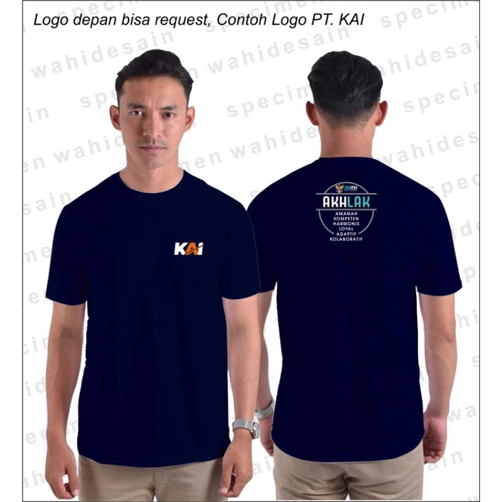 KAOS BUMN AKHLAK PT. KAI / Mandiri / BNI / BRI / PERTAMINA / TELKOM /ADHI / POS IND/ DLL