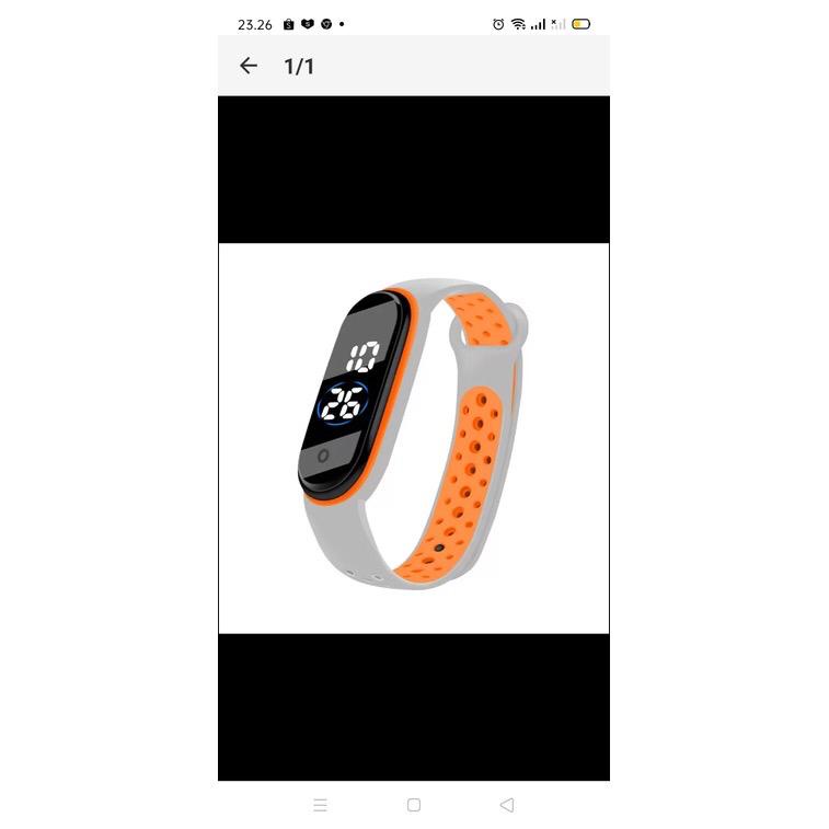 JAM TANGAN PRIA/WANITA IP67 UNISEX SPORTY OLAHRAGA PREMIUM LED MIBAND DIGITAL LD-55