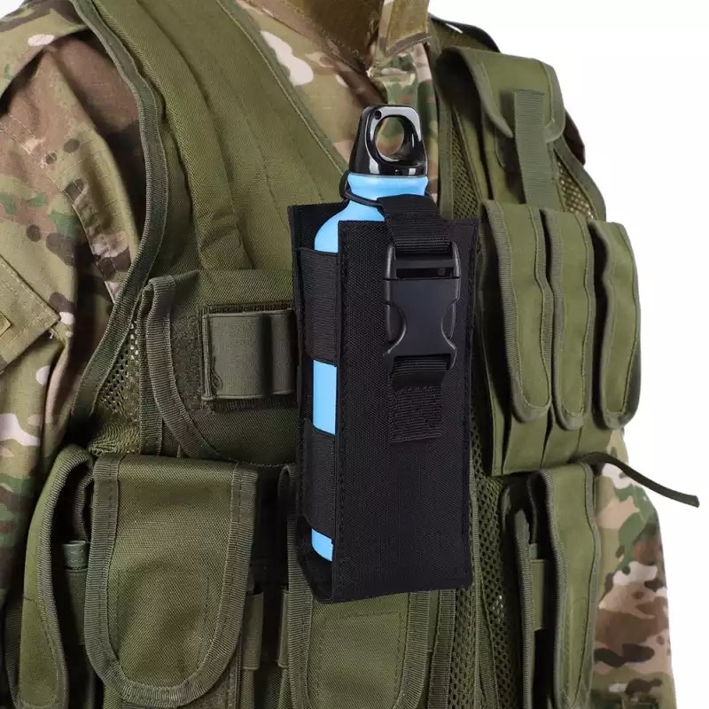 Sarung tempat botol minum outdoor army / Tas botol tactical 600 mili