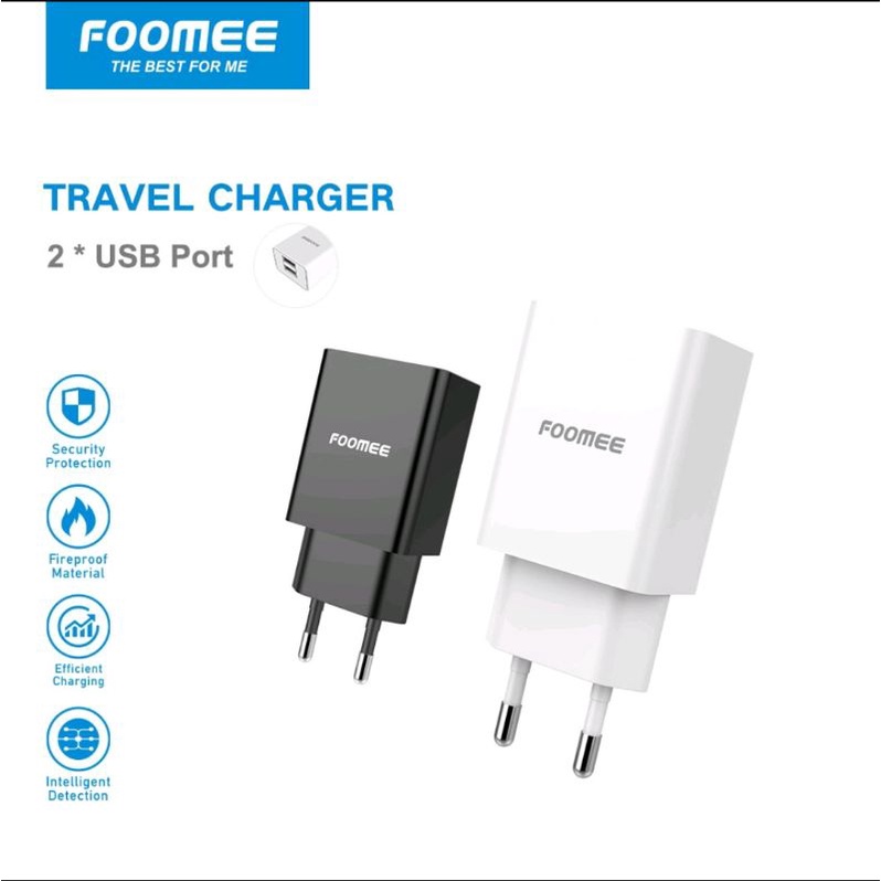 FOOMEE charger 2USB Port