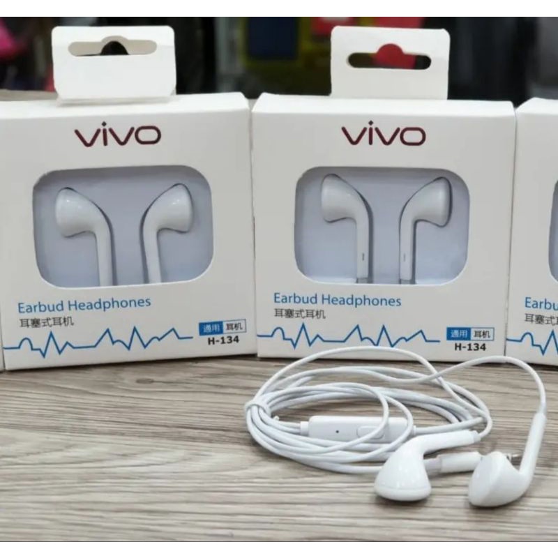 Headset Vivo Y12/ Y12i/ Y12S/ Y17i/ Y17/ Y15/ Y15S/Y15i Bahan Original 100%