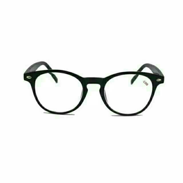 Kacamata Minus Oval Frame Pria Dan Wanita/Tanpa Ganti Lensa Kt119mn