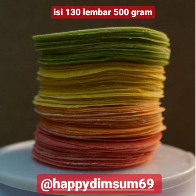 

Kulit Dimsum Pelangi Mix 4 Warna