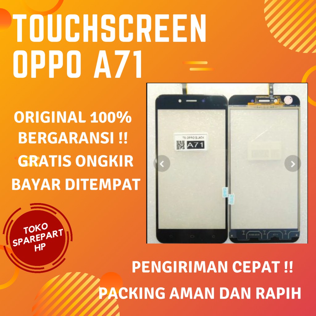 Touchscreen oppo A71 Tc oppo a71 Ts layar sentuh hp oppo tipe A71 original