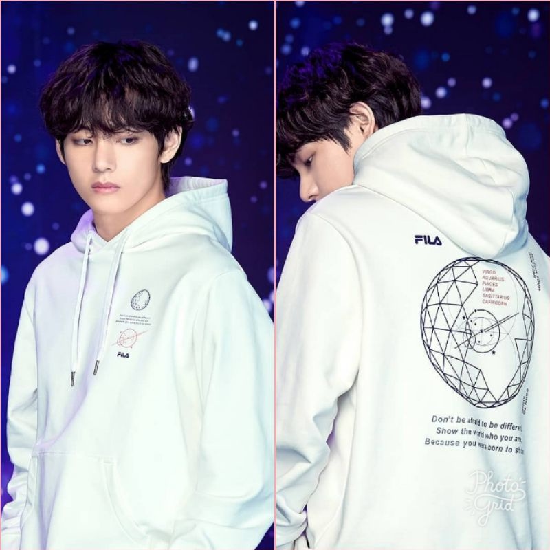 Fila Voyager X BTS V (Taehyung) 100% Ori Official Putih