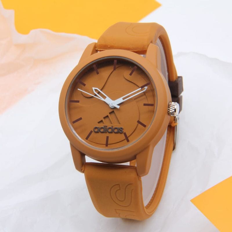 Jam Tangan Casual/Sporty Unisex Pria Wanita ADS Pusaran Rubber/Karet