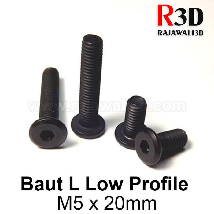 Baut L Screw Low Profile Screw M5 x 20mm 1pcs