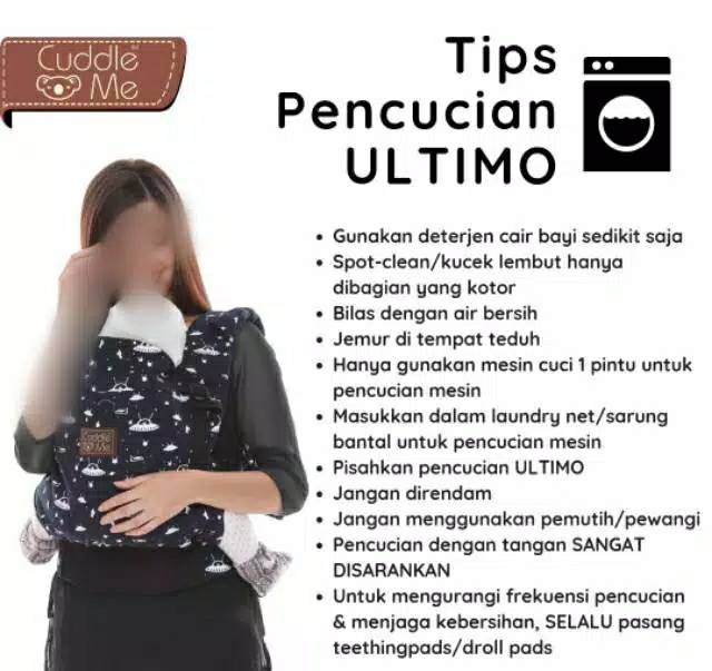 CuddleMe Ultimo Gendongan Hipseat Anak New Born Mshape SNI Bergaransi Ergonomis