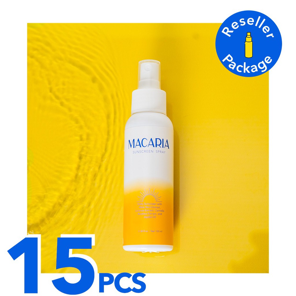 

Macaria Sunscreen Spray Paket (15 pcs)