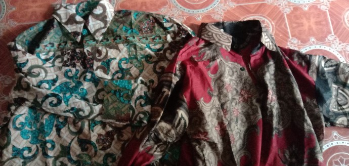 Kemeja Batik Pria Lengan Panjang Bswart Batik Hrb026 Kenango Hem Panjang Padi