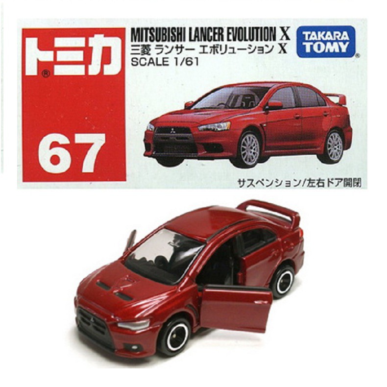 Mitsubishi Lancer Evolution X no 67 Tomica
