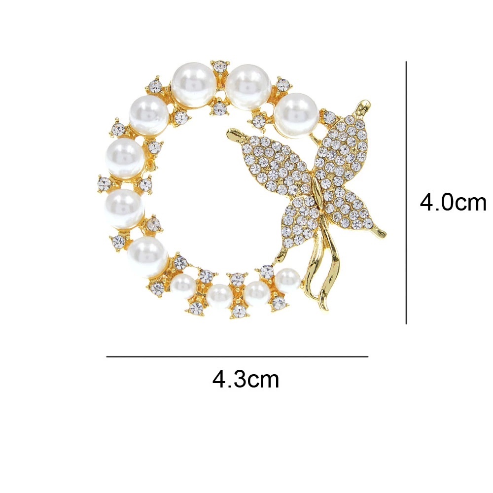 Brooch/Bros Kupu/bros cantik/bros lucu/bros jilbab/bros laris/bros murah/bros cewek/Bros Geometri/Bros wanita Jewelry Fashion Korean Butterfly Brooches Gold Color