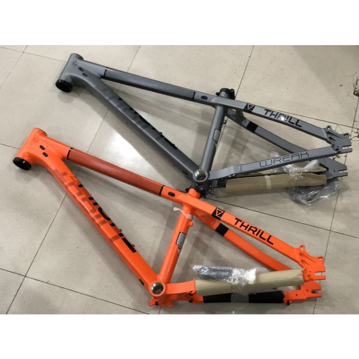 FRAME THRILL WREAK ORANGE ABU DIRT JUMP INNER CABLE ALLOY DJ ORIGINAL