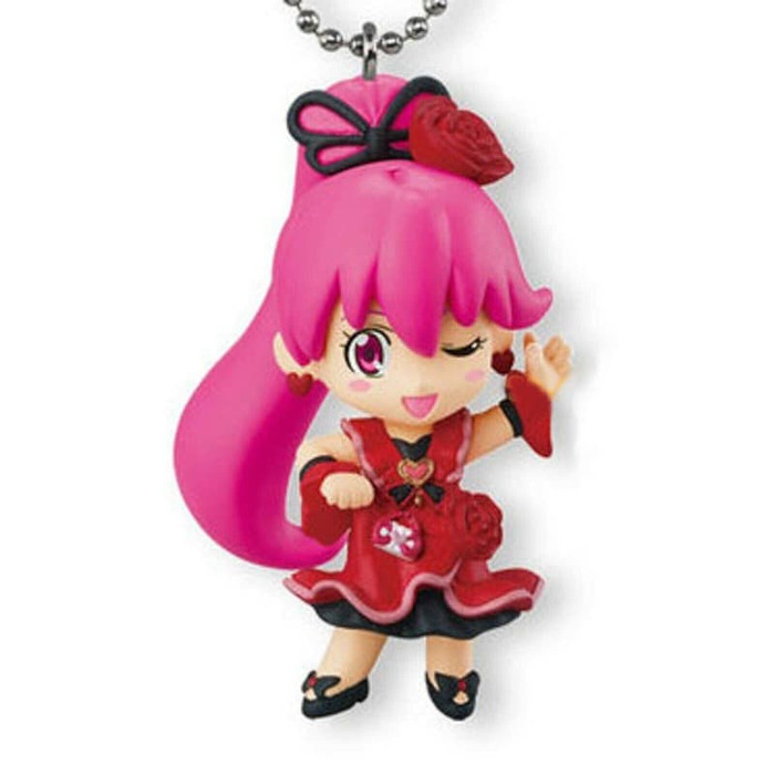Pretty Cure Precure Cure Lovely Cherry Flamenco Mascot Charm Keychain