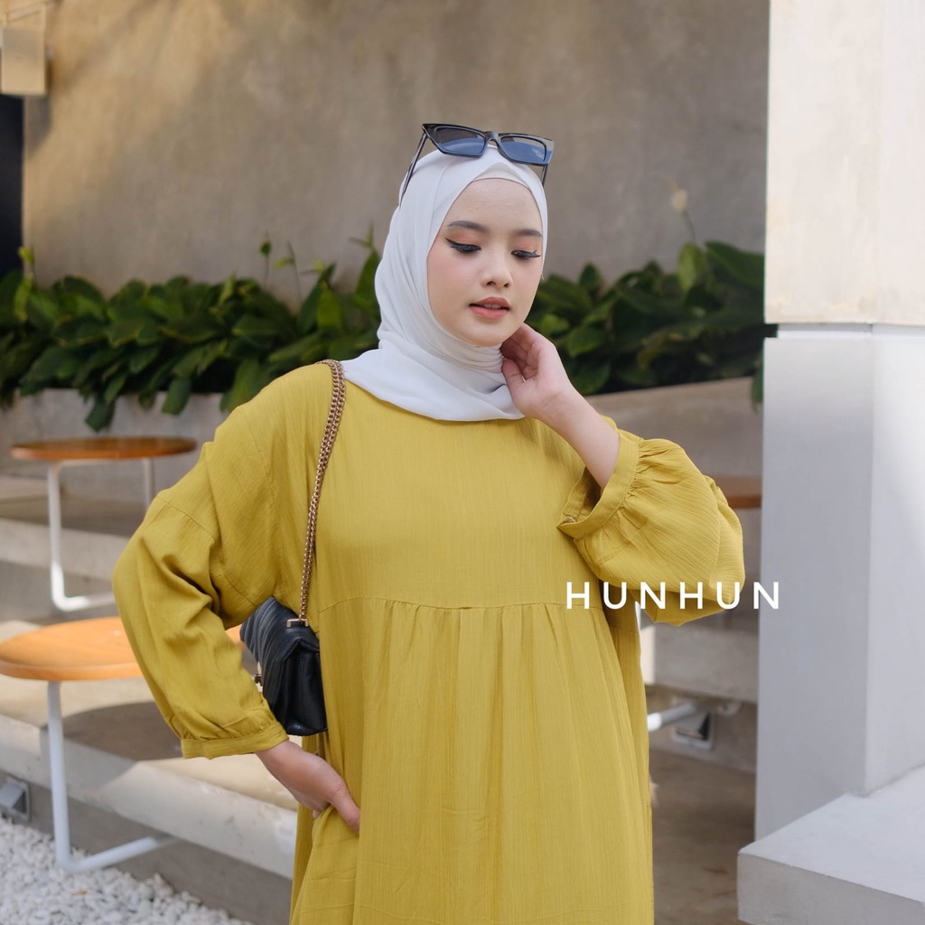 Wilda Midy Dress Midi Rayon Airflow Premium