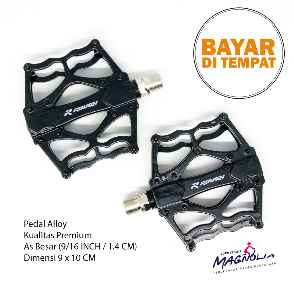 Pedal Sepeda United Alloy DU Bearing MTB Gunung Drat As Besar