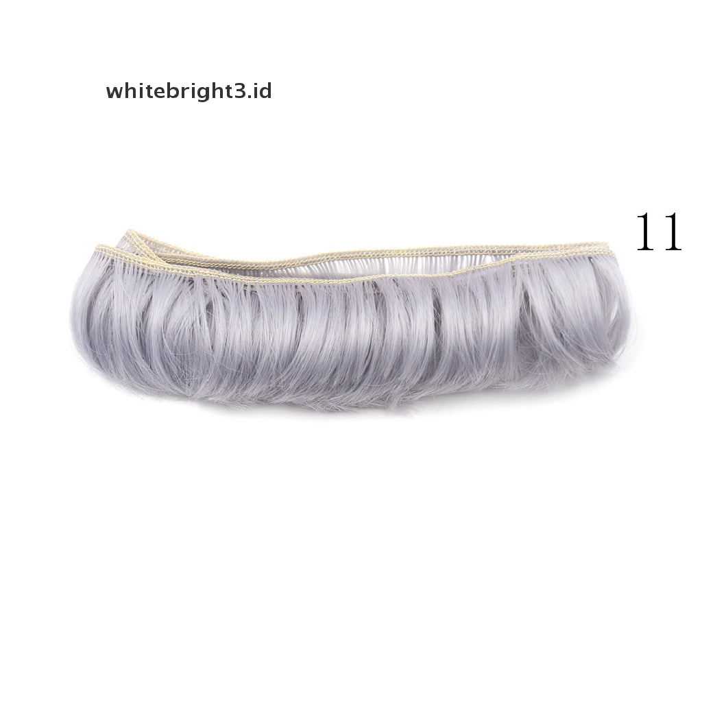 (whitebright3.id) Wig / Rambut Palsu handmade DIY Panjang 5cm Untuk Boneka BJD SD