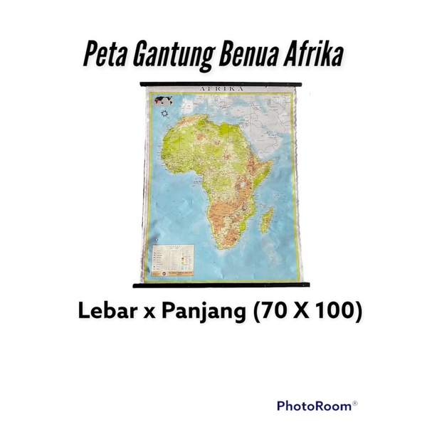 

Peta Gantung Benua Afrika Ukuran 70x100 Cm