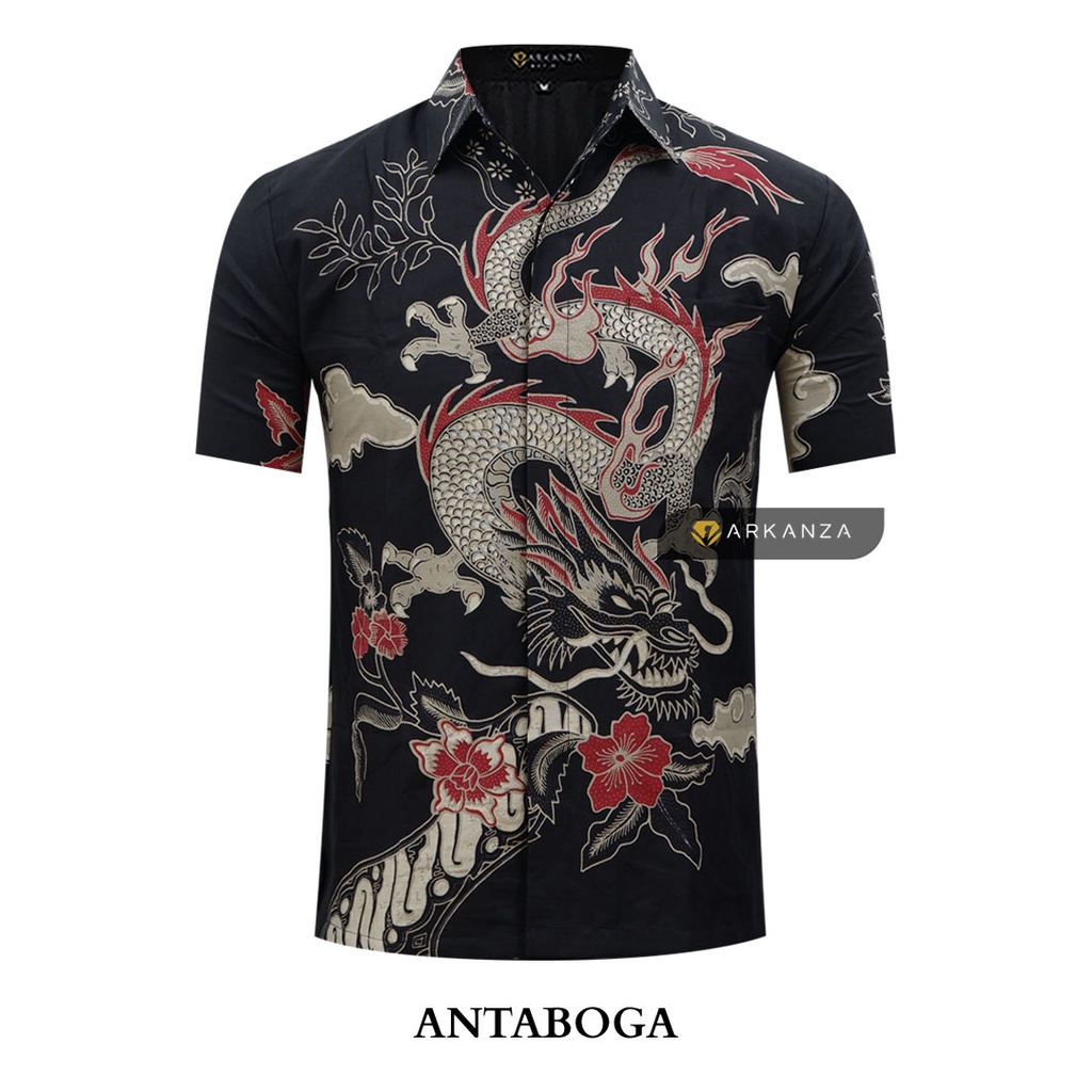 BATIK ARKANZA Motif ANTABOGA LENGAN PENDEK