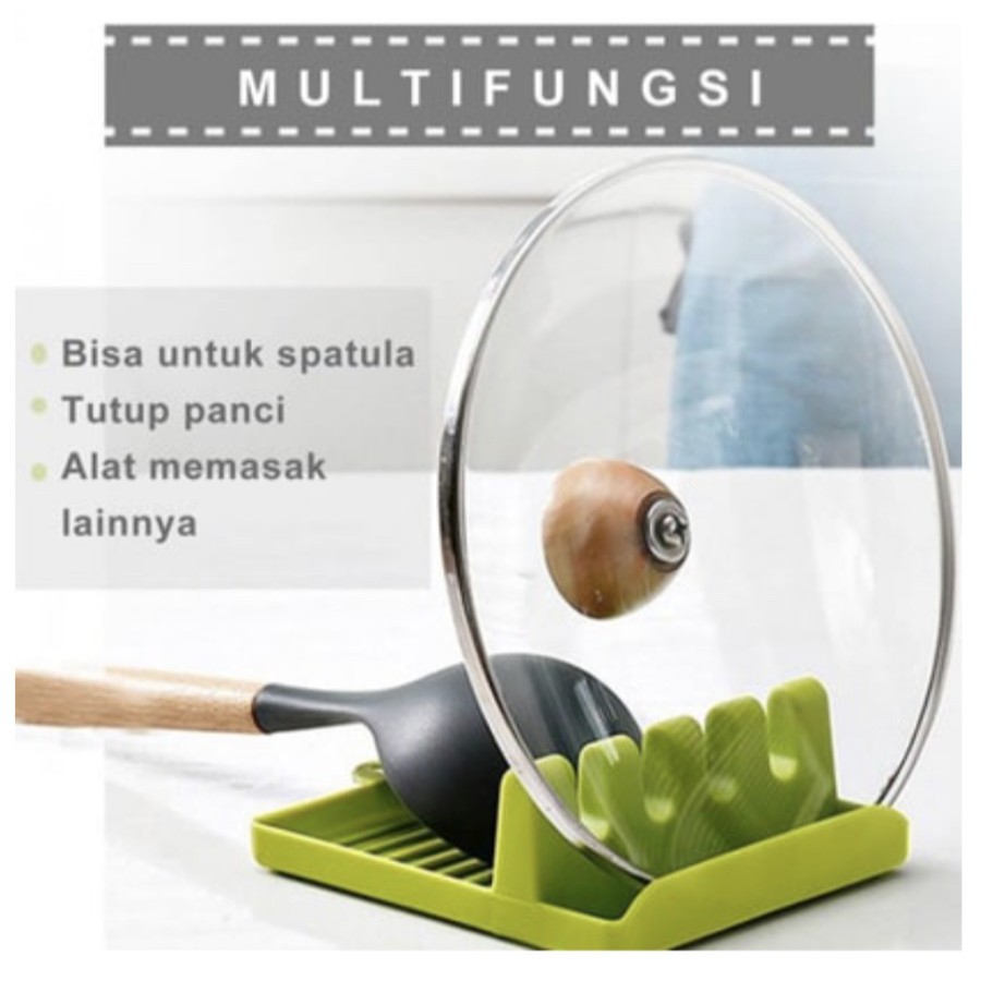 rak tatakan spatula alat masak Kitchen Rack multifungsi