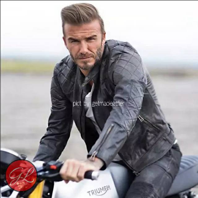 Jaket Kulit Pria Beckham Bikers Motor Harian