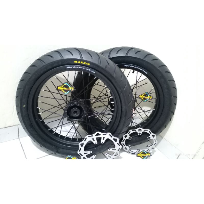 Velg Supermoto Super Moto Yamaha WR155 WR 155 plus ban
