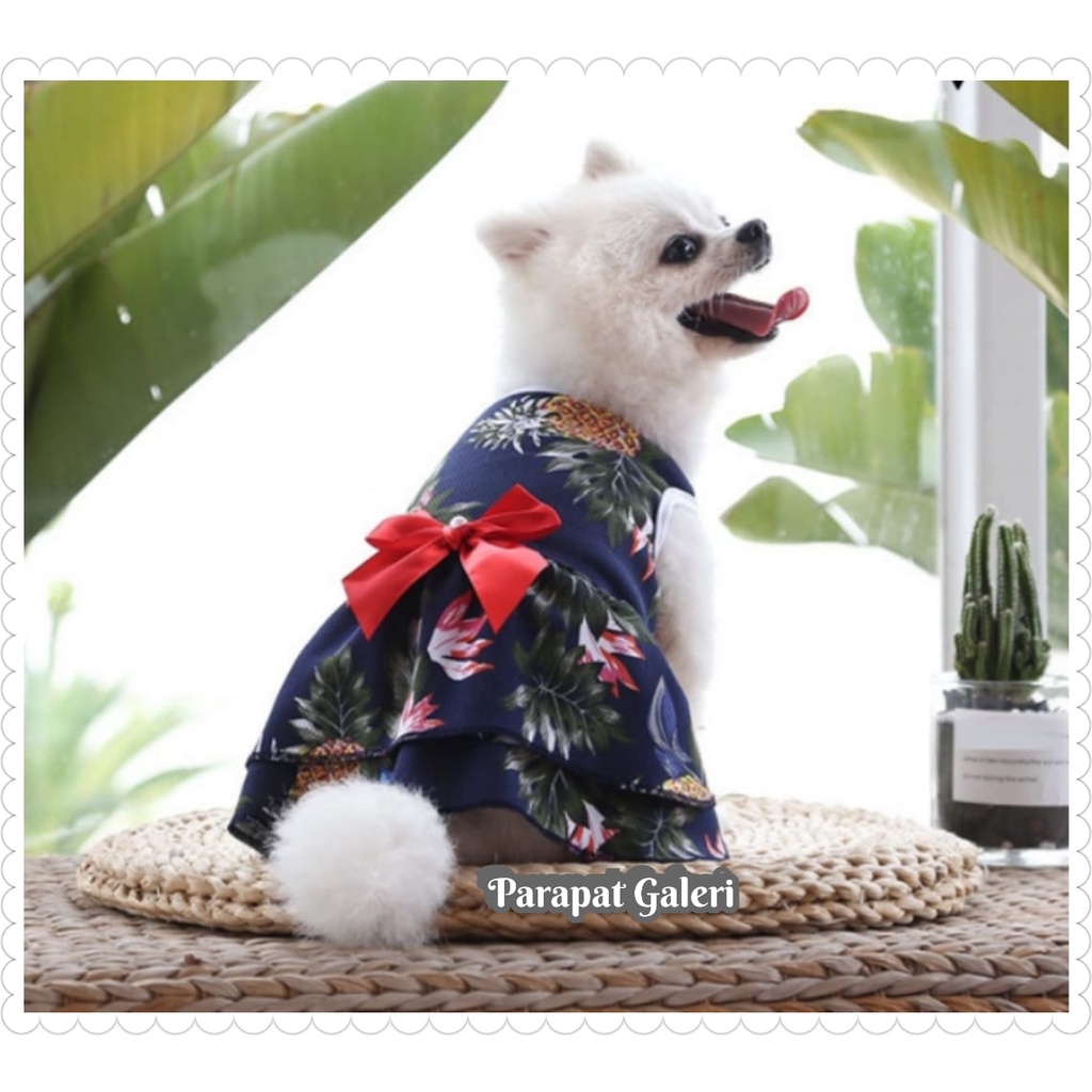 Sunnyheart Baju Anjing - Dress Kucing - Gaun Hewan Peliharaan Bahan Breathable kwalitas Import