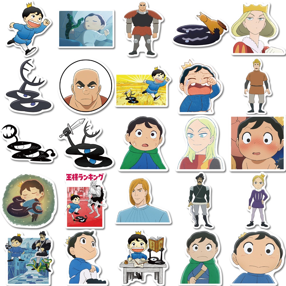 50 Pcs Stiker Motif Kartun Anime Ranking of Kings Tahan Air Untuk Dekorasi case Hp Komputer