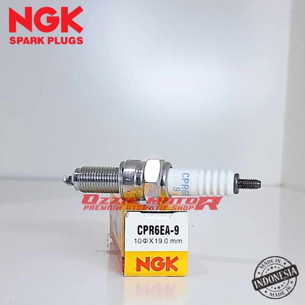 BUSI MOTOR NGK STANDARD CPR6EA-9 ORIGINAL MADE IN INDONESIA