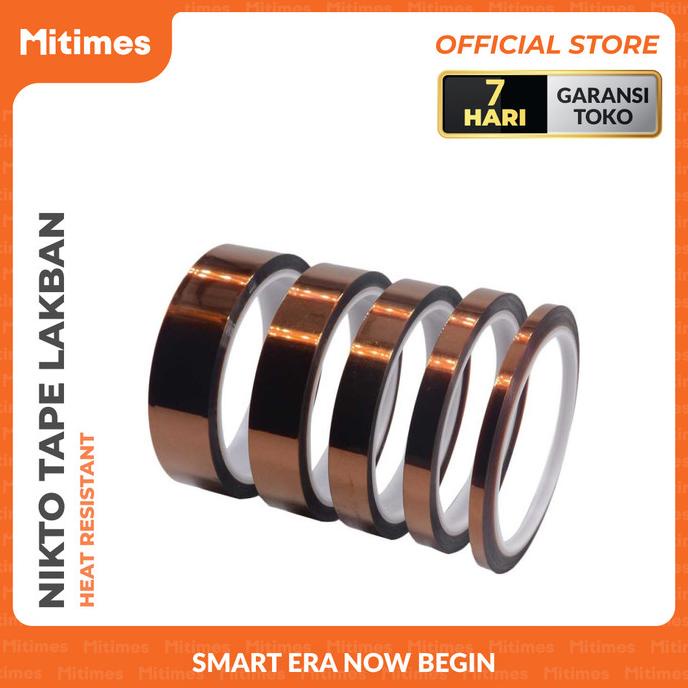 

NIKTO Tape Lakban Heat Resistant High Temperature Adhesive Insulation