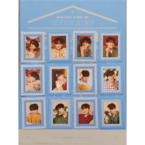 Seal postcard satuan winter camp treasure