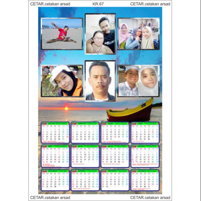 

KALENDER FOTO CUSTOM. KR67
