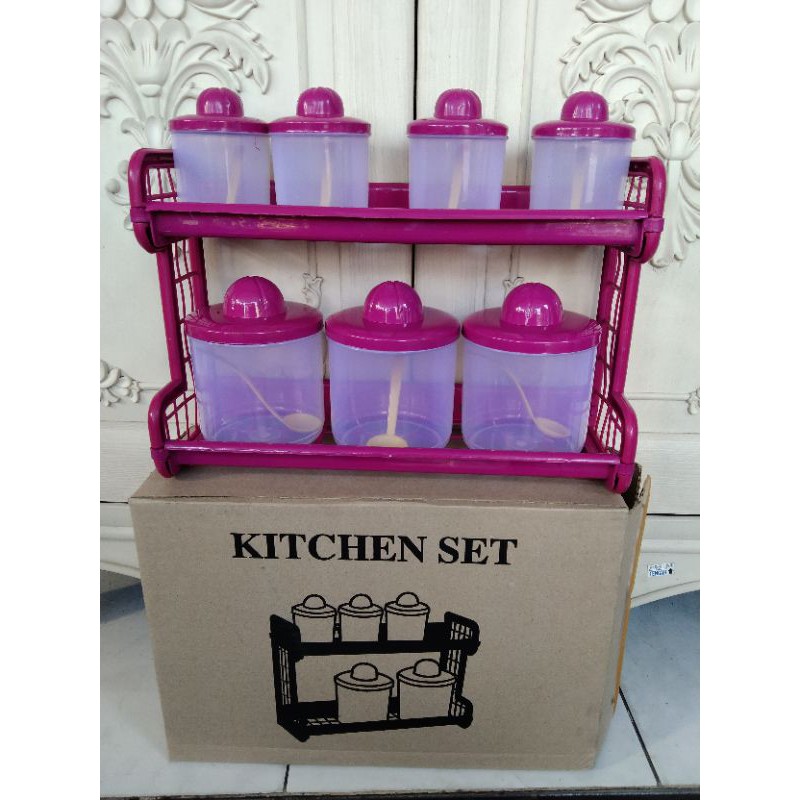 Toples Bumbu 2 Susun / Rak Bumbu 2 Susun