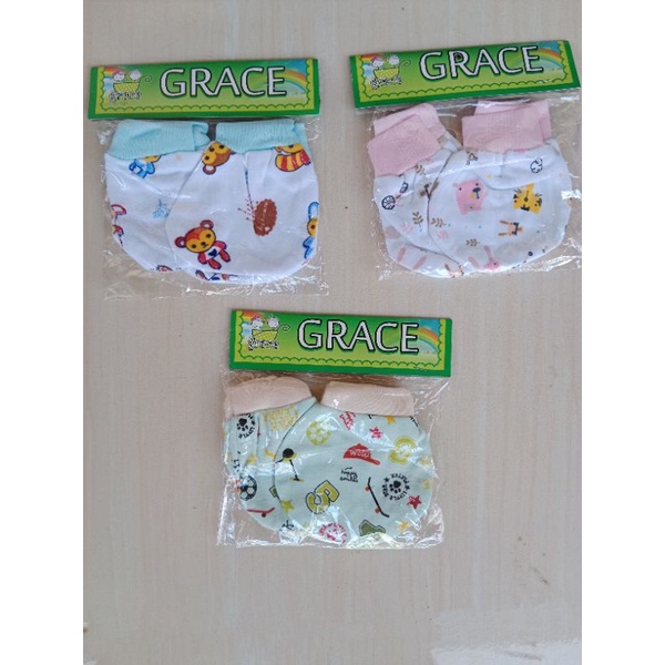 3pcs Sarung tangan bayi GRACE