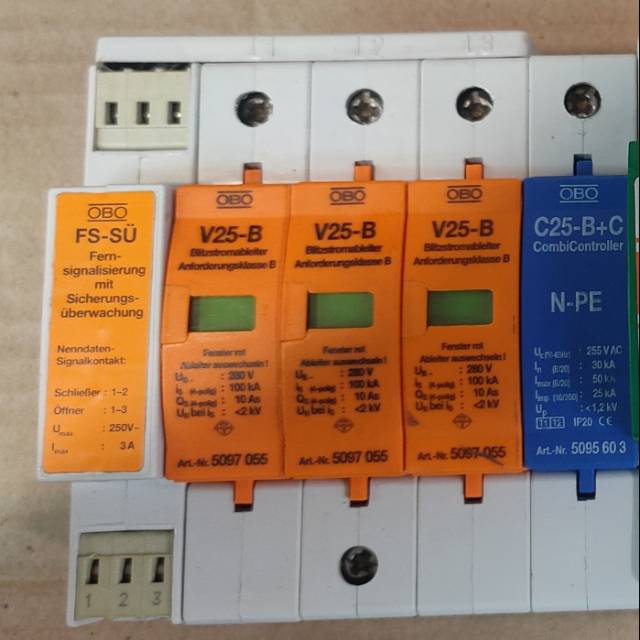 Surge Arrester OBO V25-B 3 pole+NPE+FS-SU
