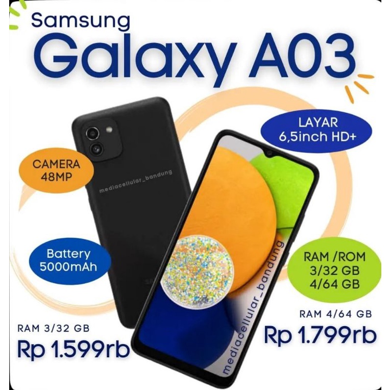 SAMSUNG A03 (Free Gift)